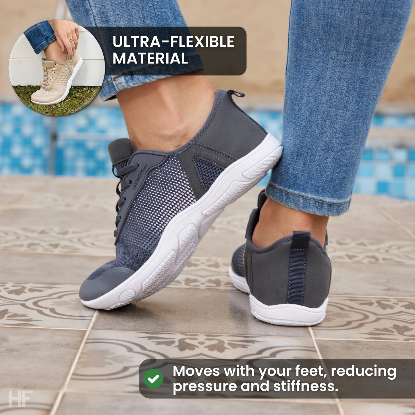 HF Stride – Hands-Off & Ergonomic Barefoot Shoes (Unisex)