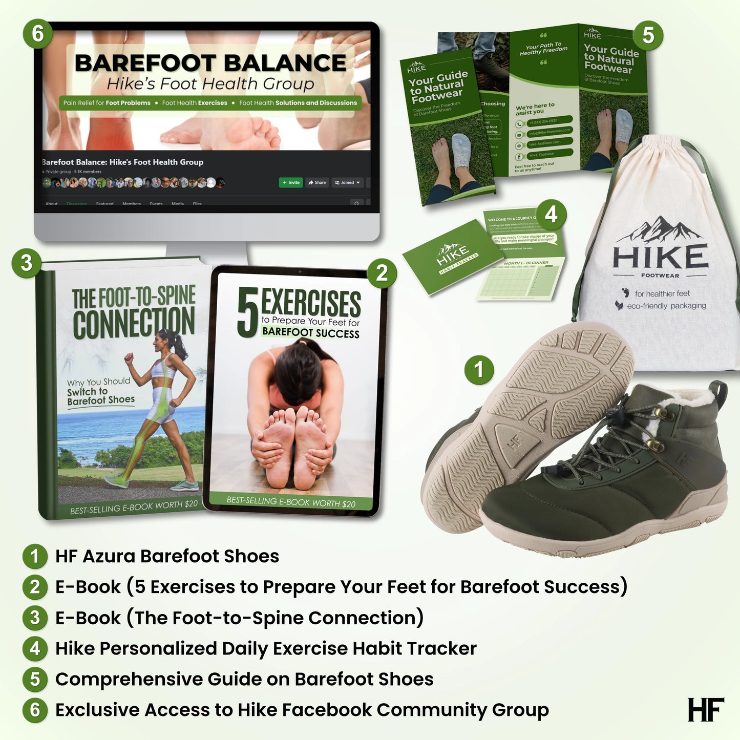 HF Azura – Ergonomic & Supportive Winter Barefoot Shoes (Unisex)