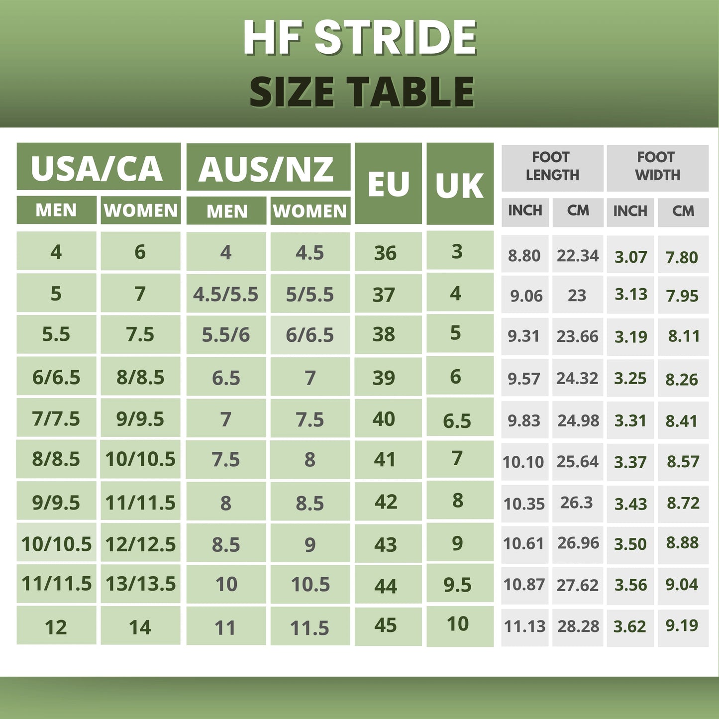 HF Stride – Hands-Off & Ergonomic Barefoot Shoes (Unisex)
